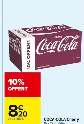 Carrefour Market Coca-cola coca-cola cherry offre