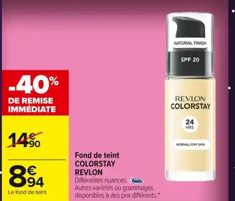 Revlon fond de teint colorstay