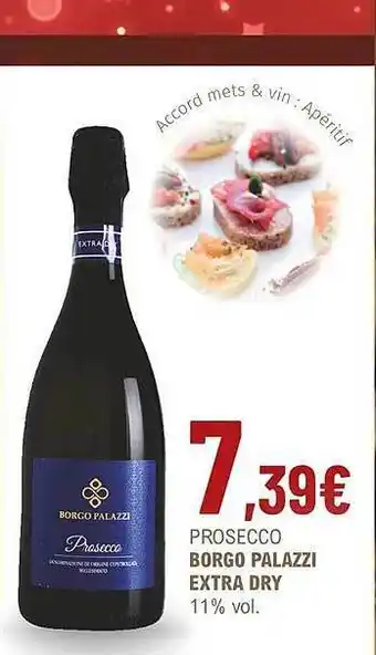 Prosecco borgo palazzi extra dry 11% vol.
