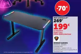 Super U Bureau gaming offre
