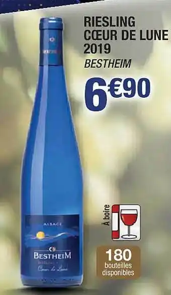 Cora x Carrefour Riesling cœur de lune 2019 bestheim offre
