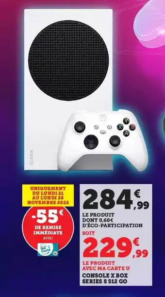 Hyper U Console box series s s12 go offre