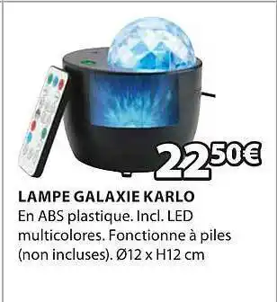 JYSK Lampe galaxie karlo offre