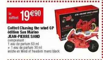 Migros Coffret chasing the wind gp édition san marino jean-pierre sand offre