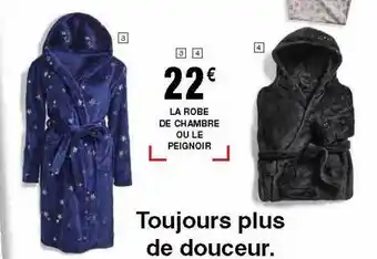 Migros La robe de chambre ou le peignoir offre