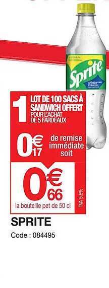 Promocash Sprite offre