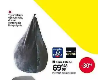 Conforama Poire estebe offre