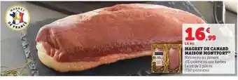 Hyper U Magret de canard maison montfort offre