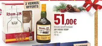 La Vignery Rhum martinique jm vieux vsop 43% vol. offre