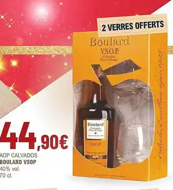 La Vignery Aop calvados boulard vsop 40% vol. offre
