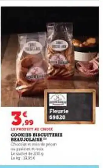 Super U Cookies biscuiterie beaujolaise offre