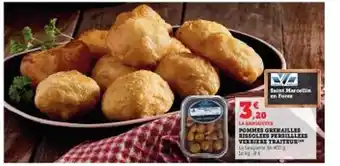 Super U Pommes grenailles rissolées persillées verrière traiteur offre