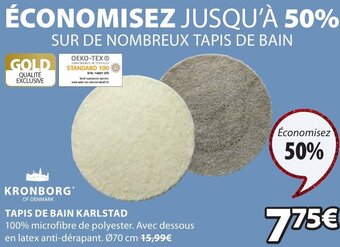 JYSK Tapis de Bain Karlstad offre