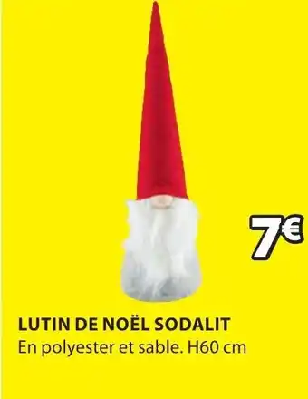 JYSK Lutin de Noël Sodalit offre