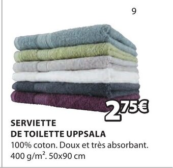 JYSK Serviette de Toilette Uppsala offre