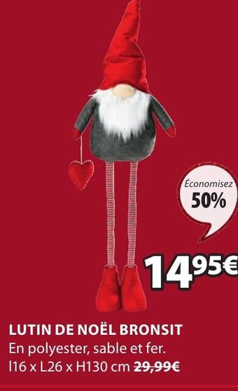 JYSK Lutin de Noël Bronsit offre