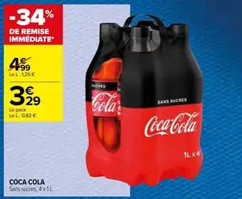 Carrefour Contact Coca Cola 1L offre