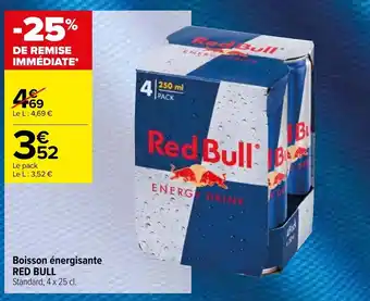 Carrefour Contact Boisson Énergisante Red Bull offre