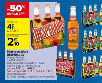 Carrefour Contact Bière Aromatisée Desperados offre