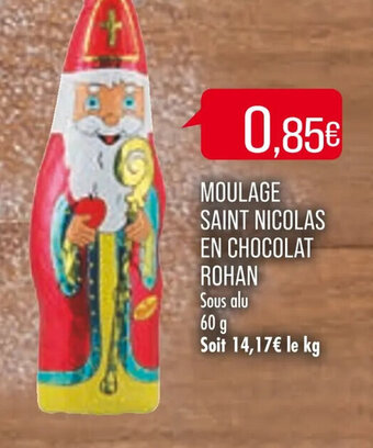 Match Moulage Saint Nicolas en Chocolat Rohan offre