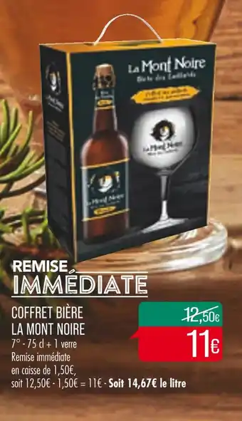 Match Coffret Bière La Mont Noire offre