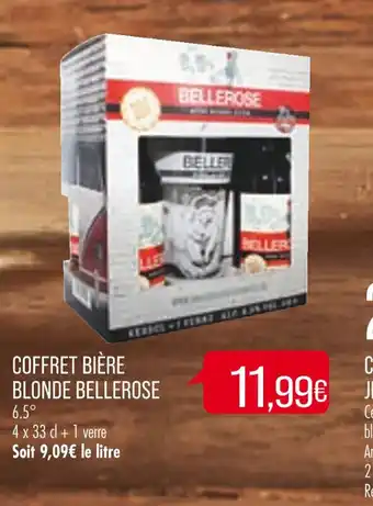 Match Coffret Bière Blonde Bellerose offre