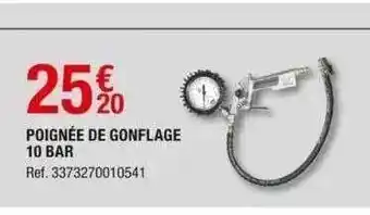 Brico Dépôt Poigné de gonflage 10 bar offre