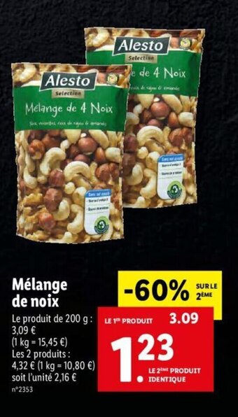 Lidl Melange de Noix offre