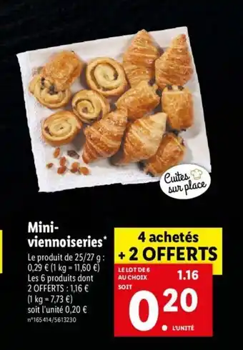 Lidl Mini Viennoiseries offre