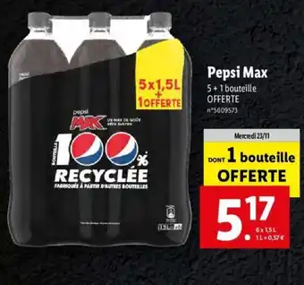 Lidl Pepsi Max offre