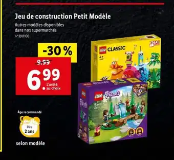 Jeu de Construction Petit Modele