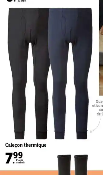 Lidl Caleçon Thermique offre