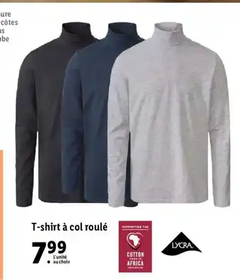 Lidl T-shirt a Col Roulé offre