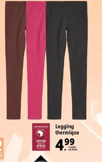 Lidl Legging Thermique offre