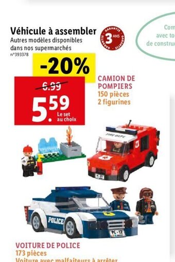 Lidl Véhicule a Assembler offre