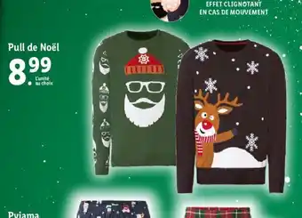 Lidl Pull de Noel offre