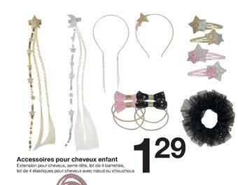 Zeeman Accessoires pour Cheveux Enfant offre