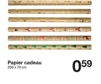 Zeeman Papier Cadeau offre