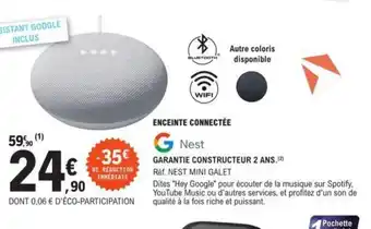 E.Leclerc Enceinte Connectee offre