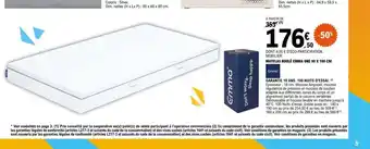 E.Leclerc Matelas Roule Emma One 90x190cm offre