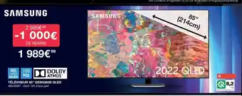 Costco Samsung Téléviseur 85 QE85Q80B Qled offre