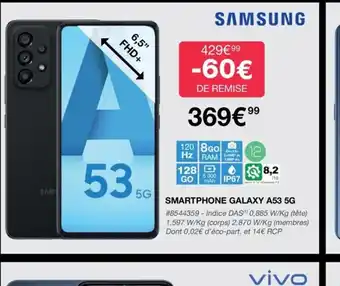 Costco Samsung Smartphone Galaxy A53 5G offre
