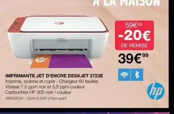 Imprimante Jet d'Encre Deskjet 2723E