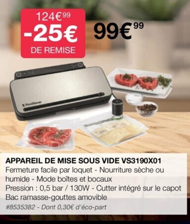Promo Appareil de Mise Sous Vide chez Costco
