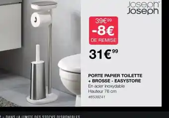 Costco Porte Papier Toilette +Brosse EasyStore offre