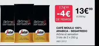 Costco Cafe Moulu 100% Arabica Segafredo offre