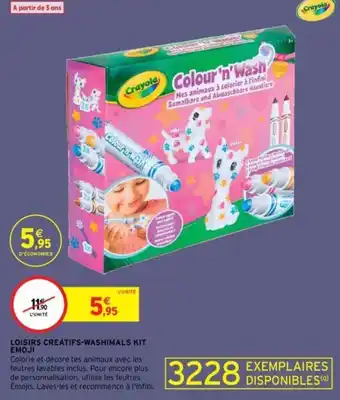 Loisirs Creatifs Washimals Kit Emoji