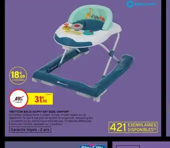 Intermarché Trotteur Bolid Happy Day Bebe Confort offre