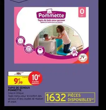Intermarché Tapis de Genoux Pommette offre