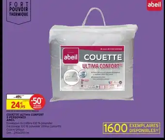Intermarché Couette Ultima Confort 2 Personnes Abeil offre